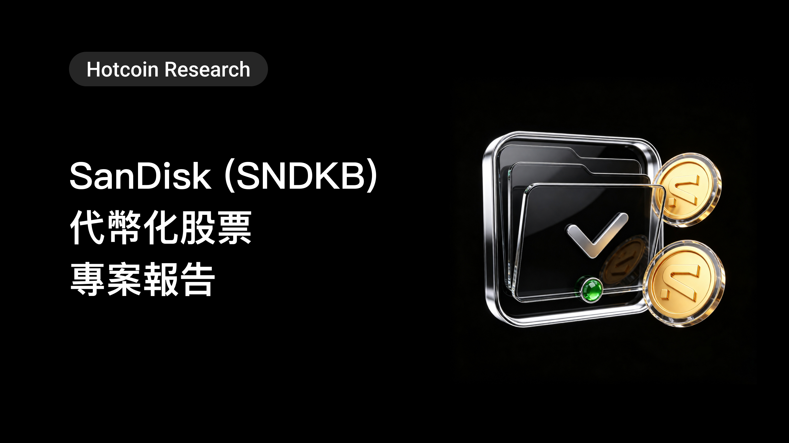 Hotcoin Research|SanDisk(SNDKB)代幣化股票專案報告